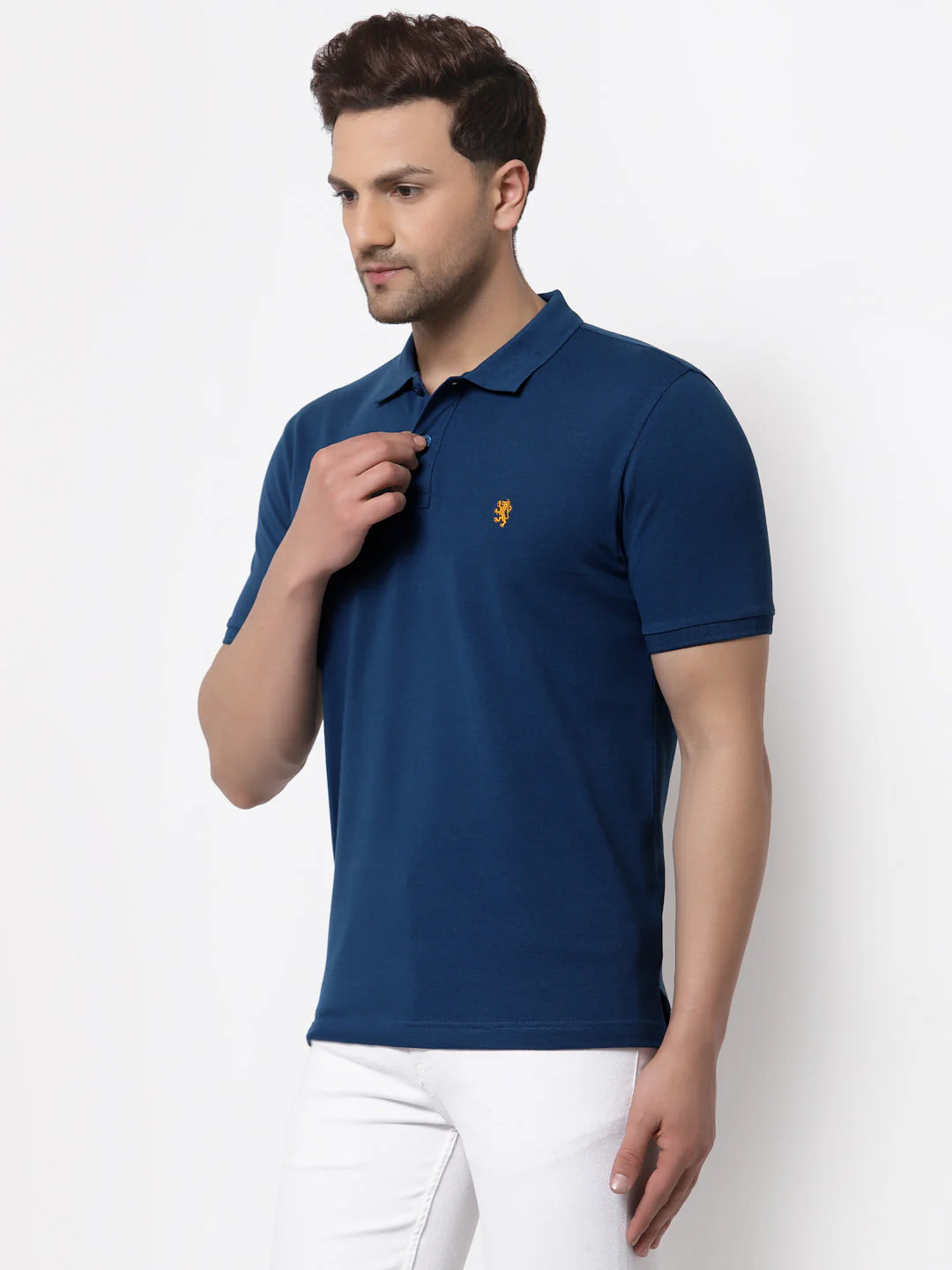 Solid Polo T-Shirt for Men - Image 2