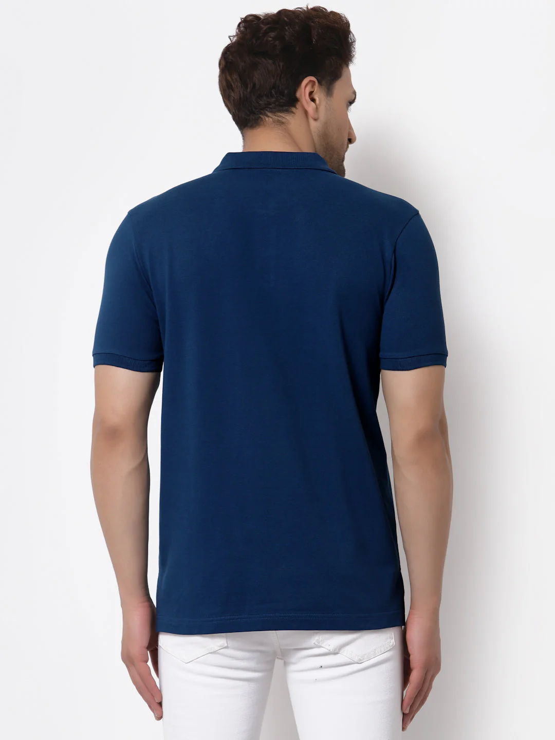 Solid Polo T-Shirt for Men - Image 3