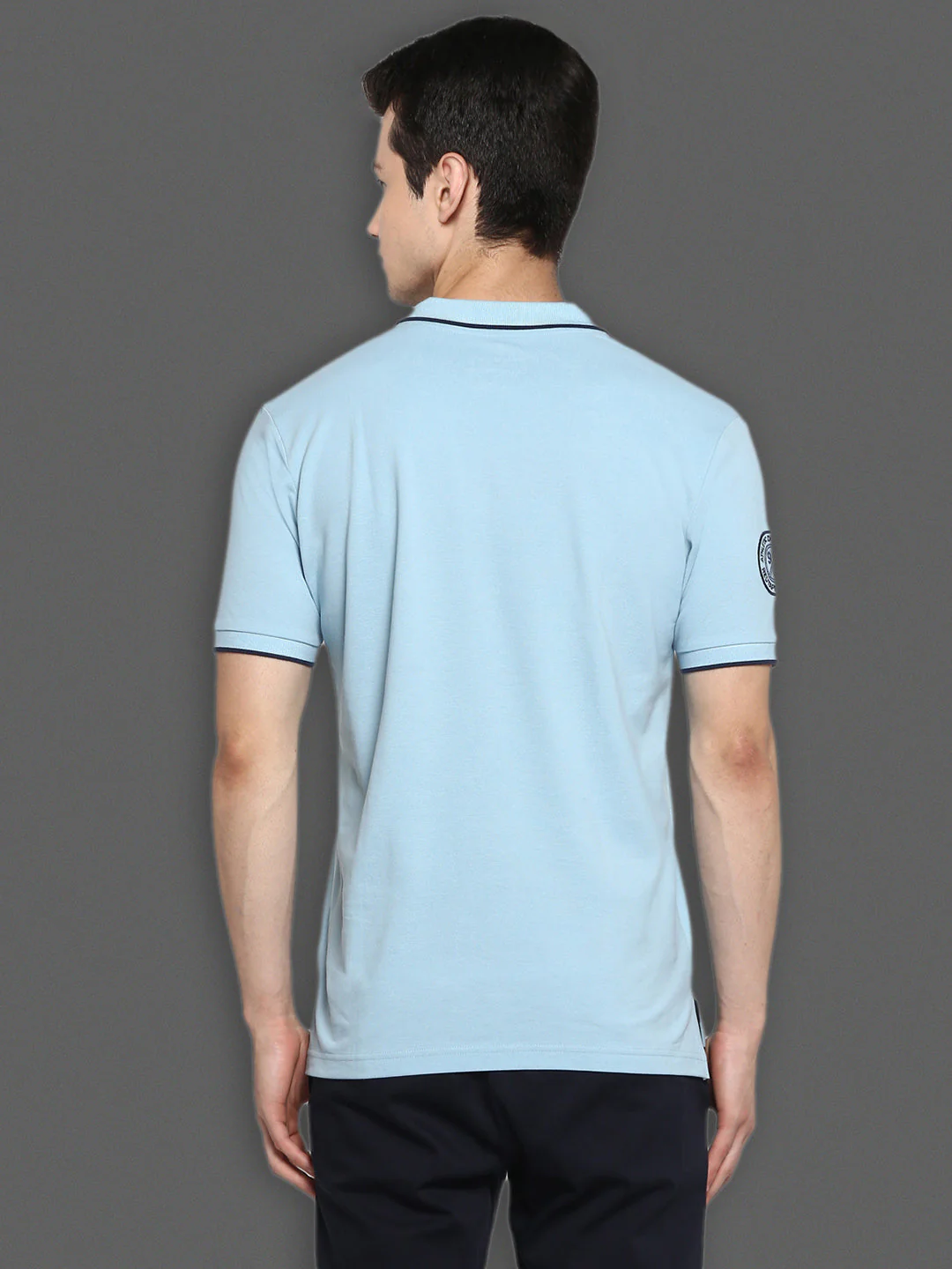 Solid Polo T-Shirt for Men - Image 3