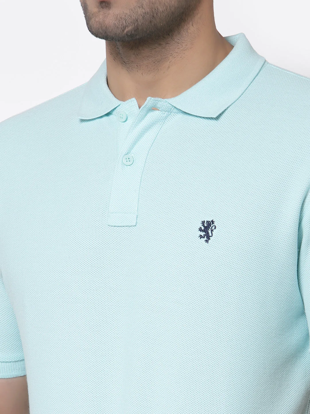 Solid Polo T-Shirt for Men - Image 4