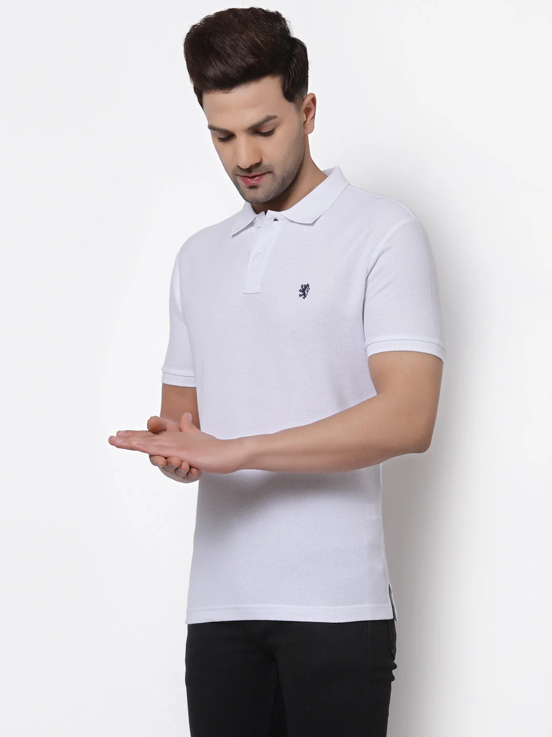 Solid Polo T-Shirt for Men - Image 2