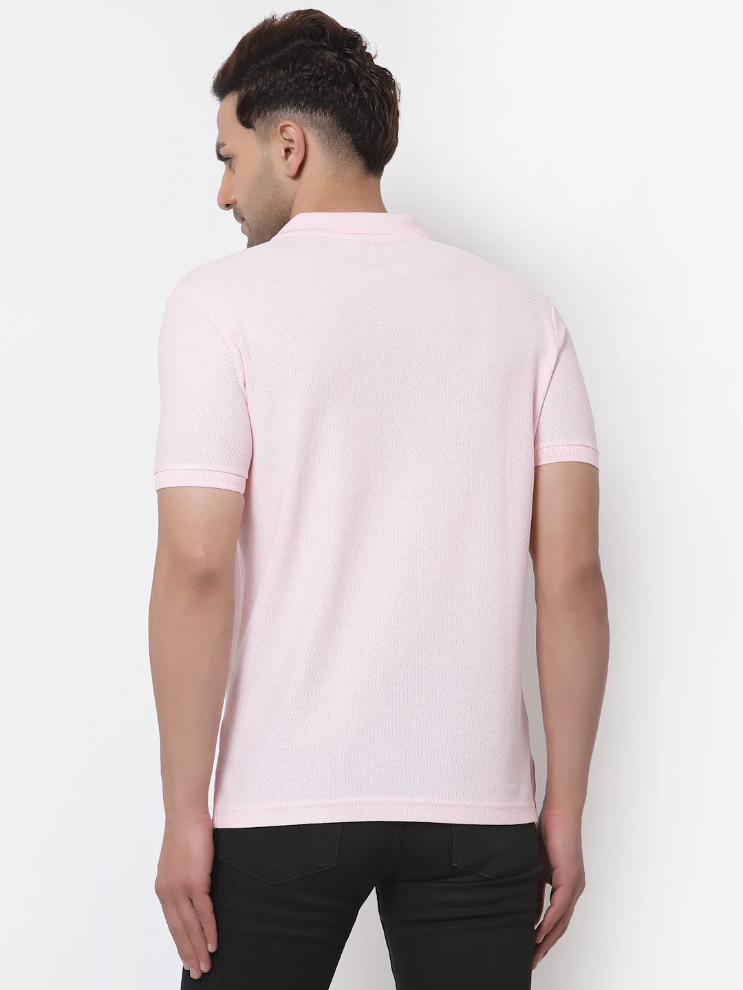Solid Polo T-Shirt for Men - Image 3