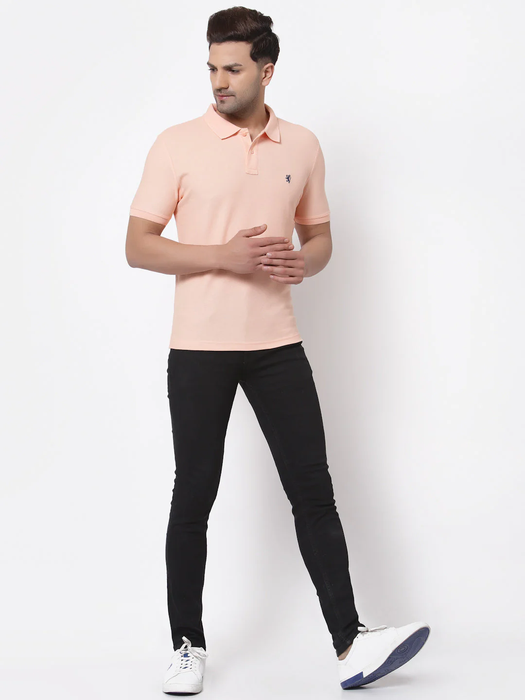 Solid Polo T-Shirt for Men - Image 5