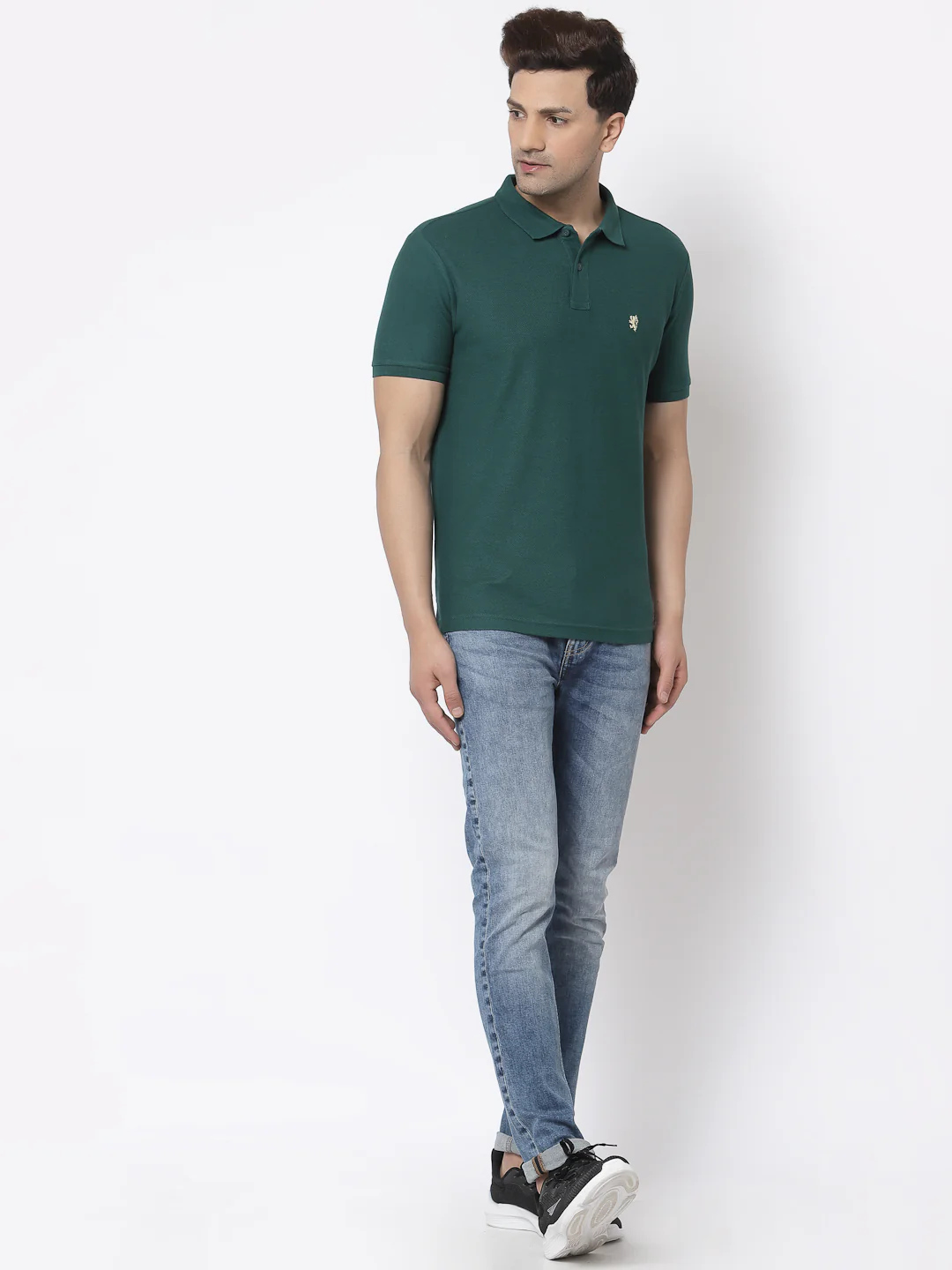 Solid Polo T-Shirt for Men - Image 5