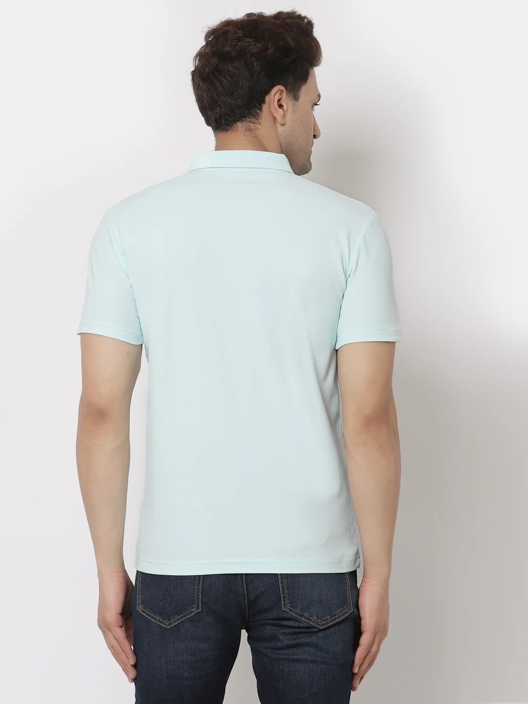 Solid Polo T-Shirt for Men - Image 3