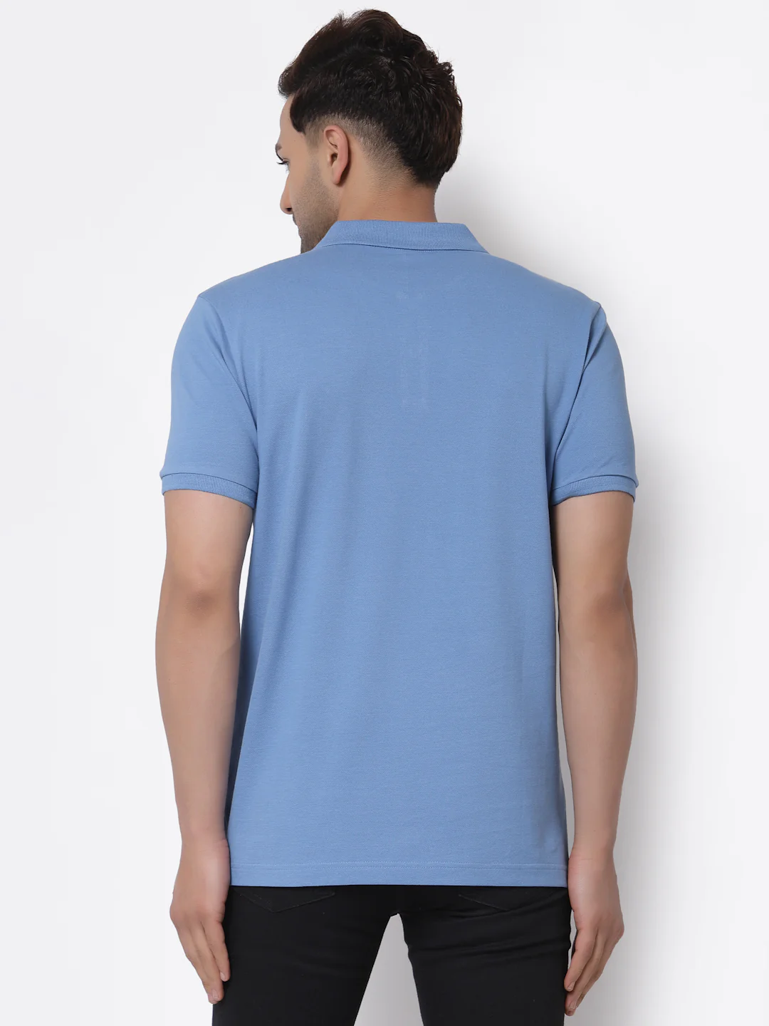 Solid Polo T-Shirt for Men - Image 3