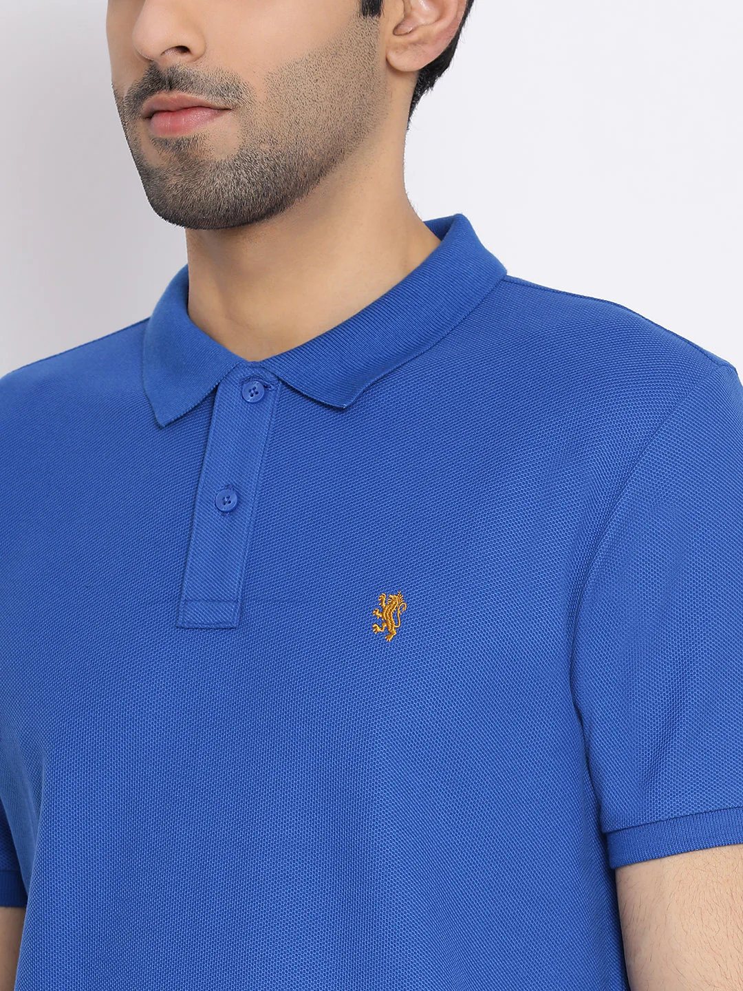 Solid Polo T-Shirt for Men - Image 4