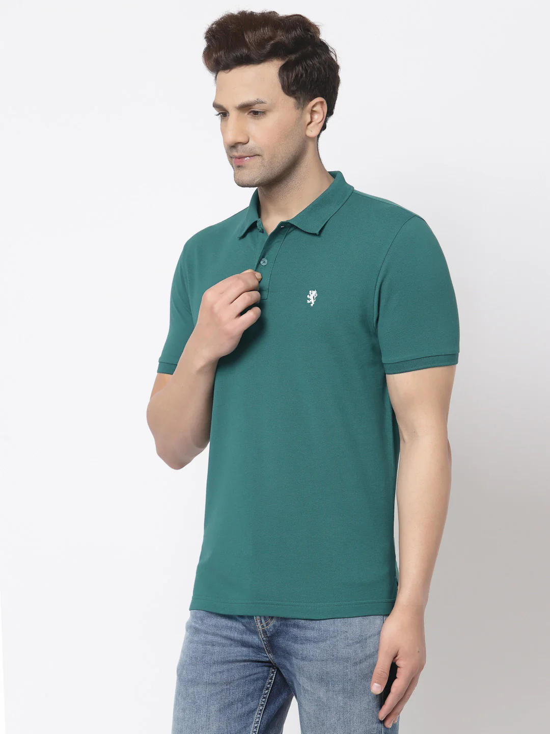 Solid Polo T-Shirt for Men - Image 2