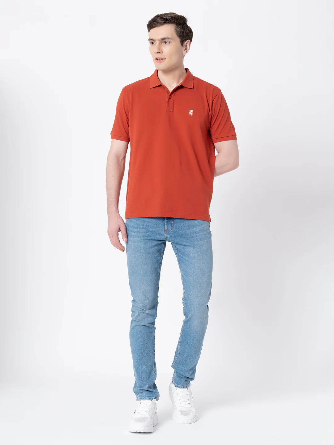 Solid Polo T-Shirt for Men - Image 5