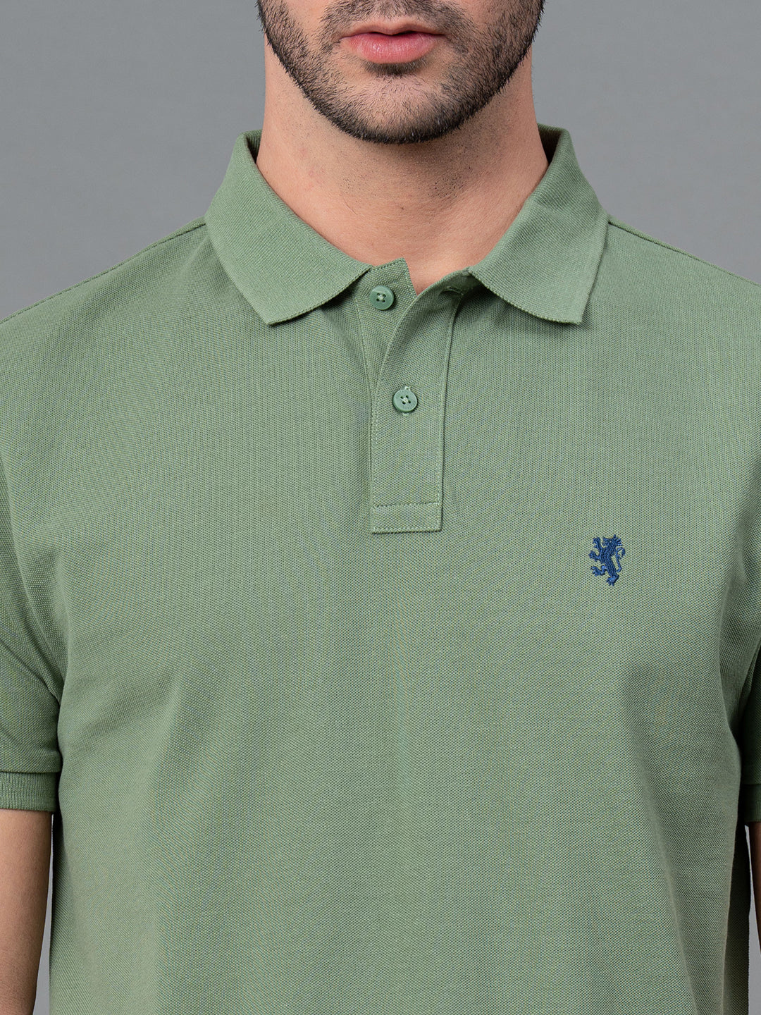 Solid Polo T-Shirt for Men - Image 4