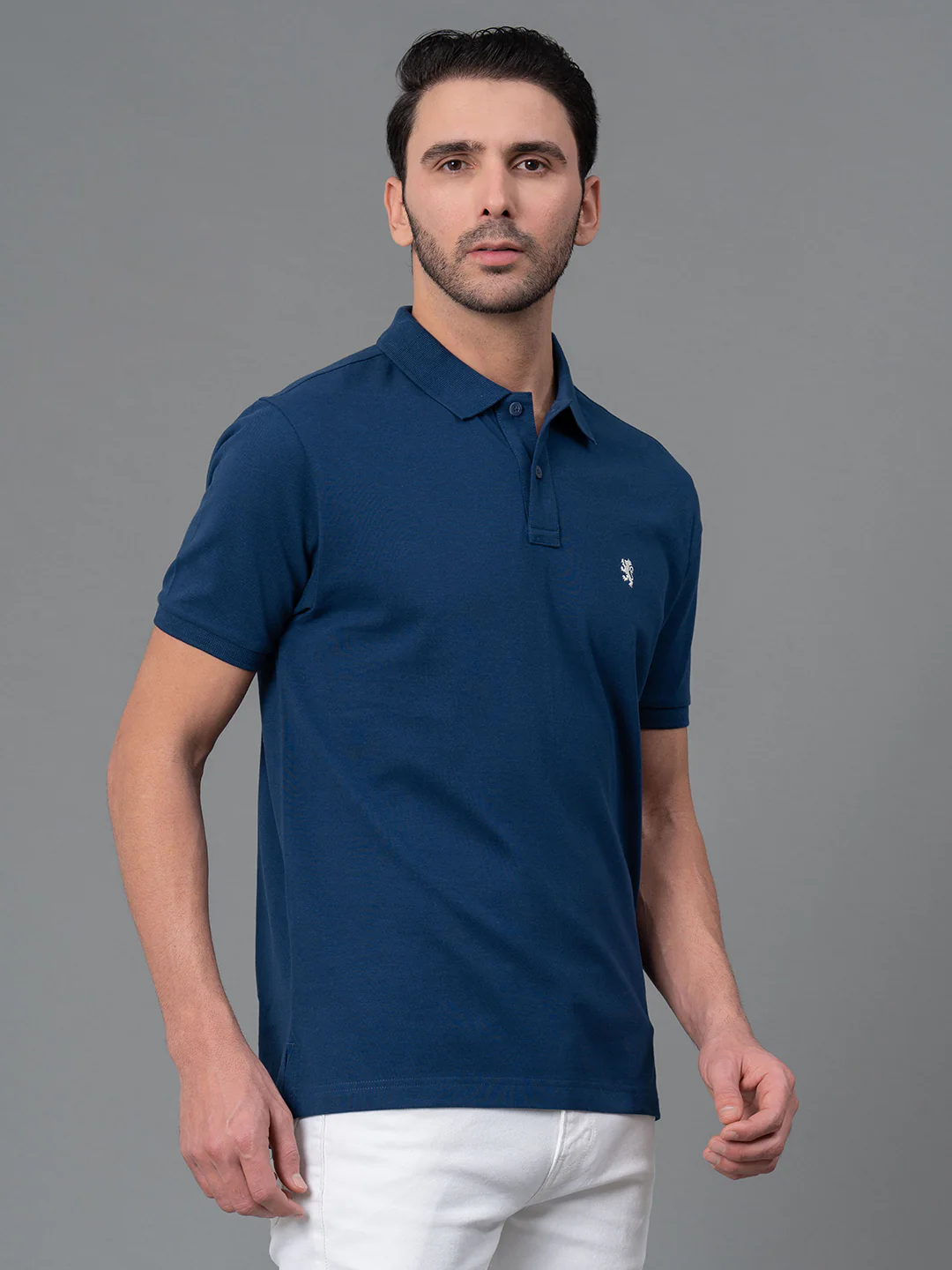 Solid Polo T-Shirt for Men - Image 2