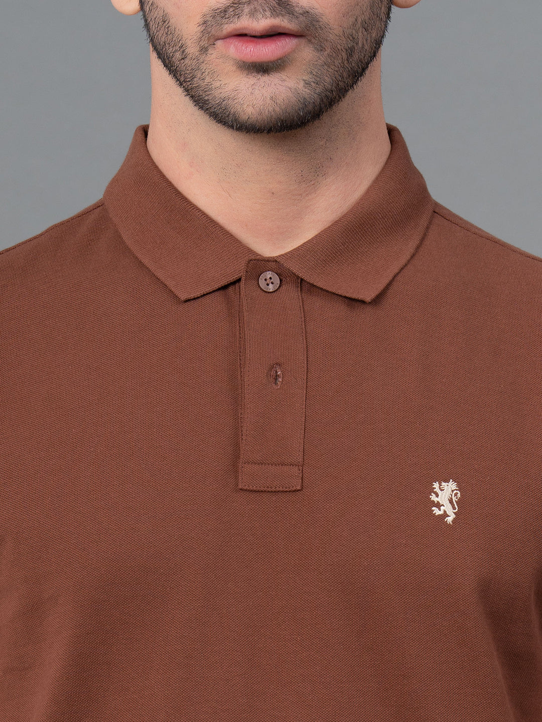 Solid Polo T-Shirt for Men - Image 4