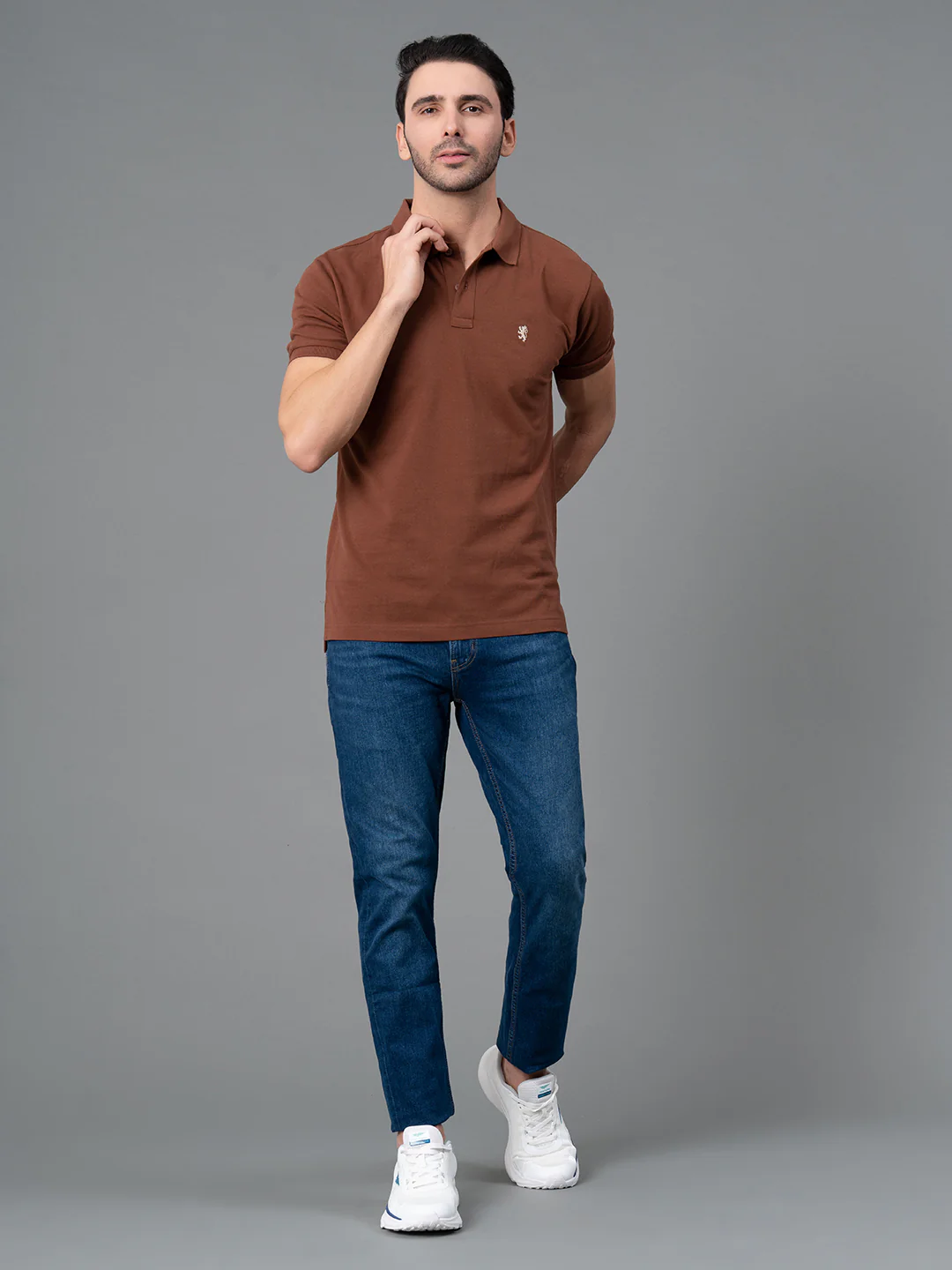 Solid Polo T-Shirt for Men - Image 5