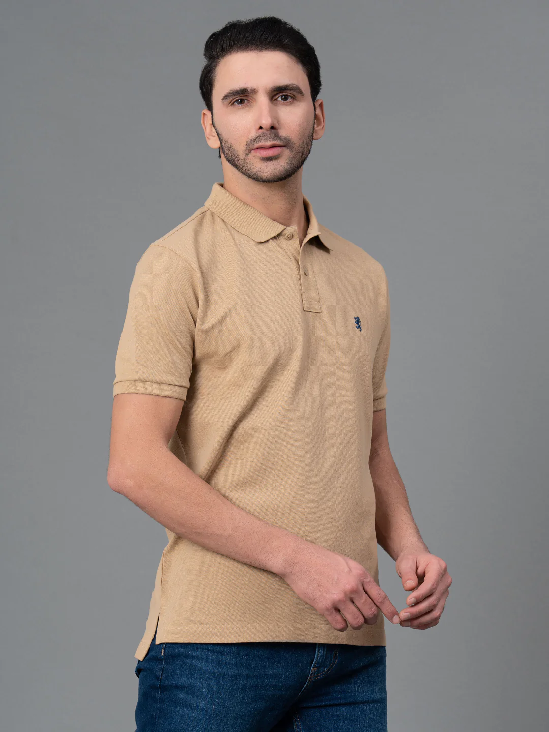 Solid Polo T-Shirt for Men - Image 2