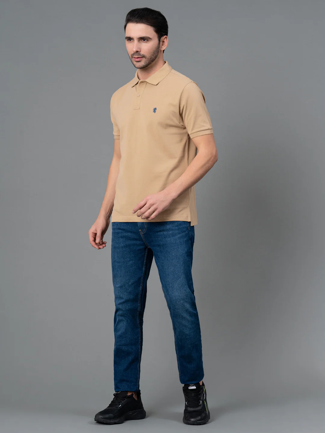 Solid Polo T-Shirt for Men - Image 5