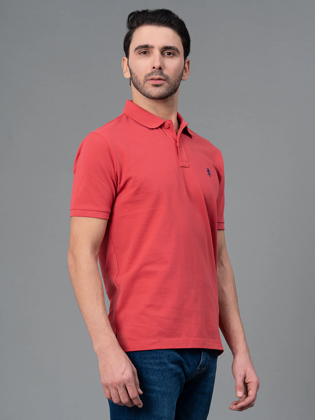 Solid Polo T-Shirt for Men - Image 2