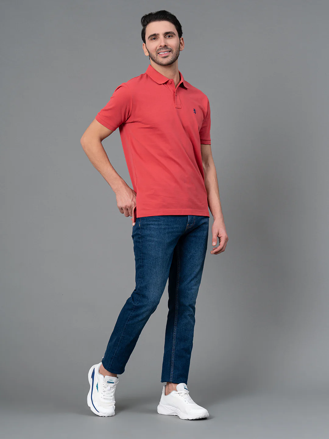 Solid Polo T-Shirt for Men - Image 5