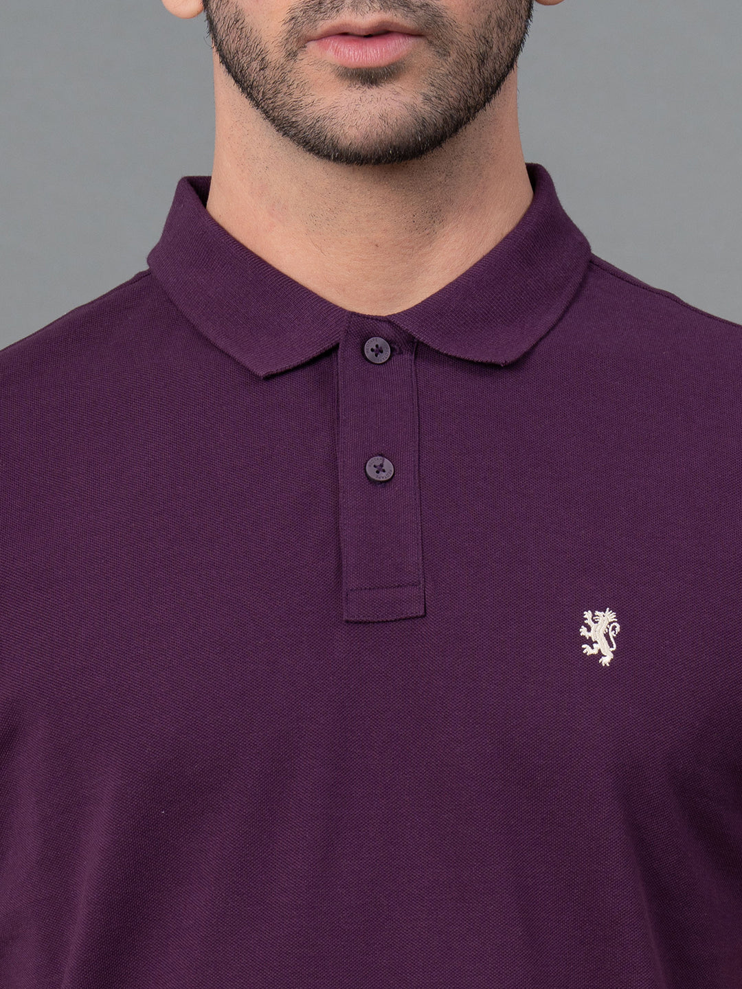 Solid Polo T-Shirt for Men - Image 4