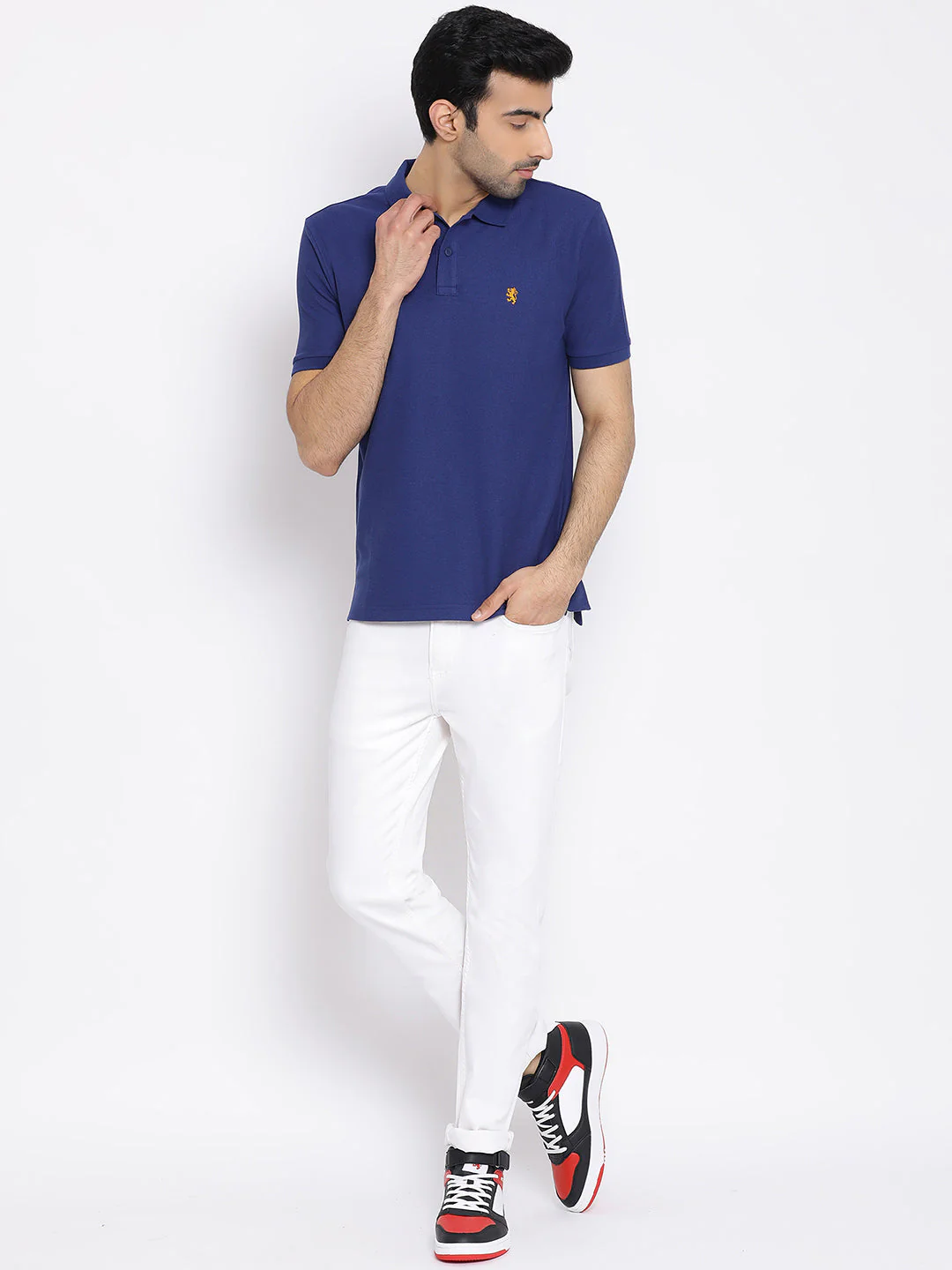 Solid Polo T-Shirt for Men - Image 5