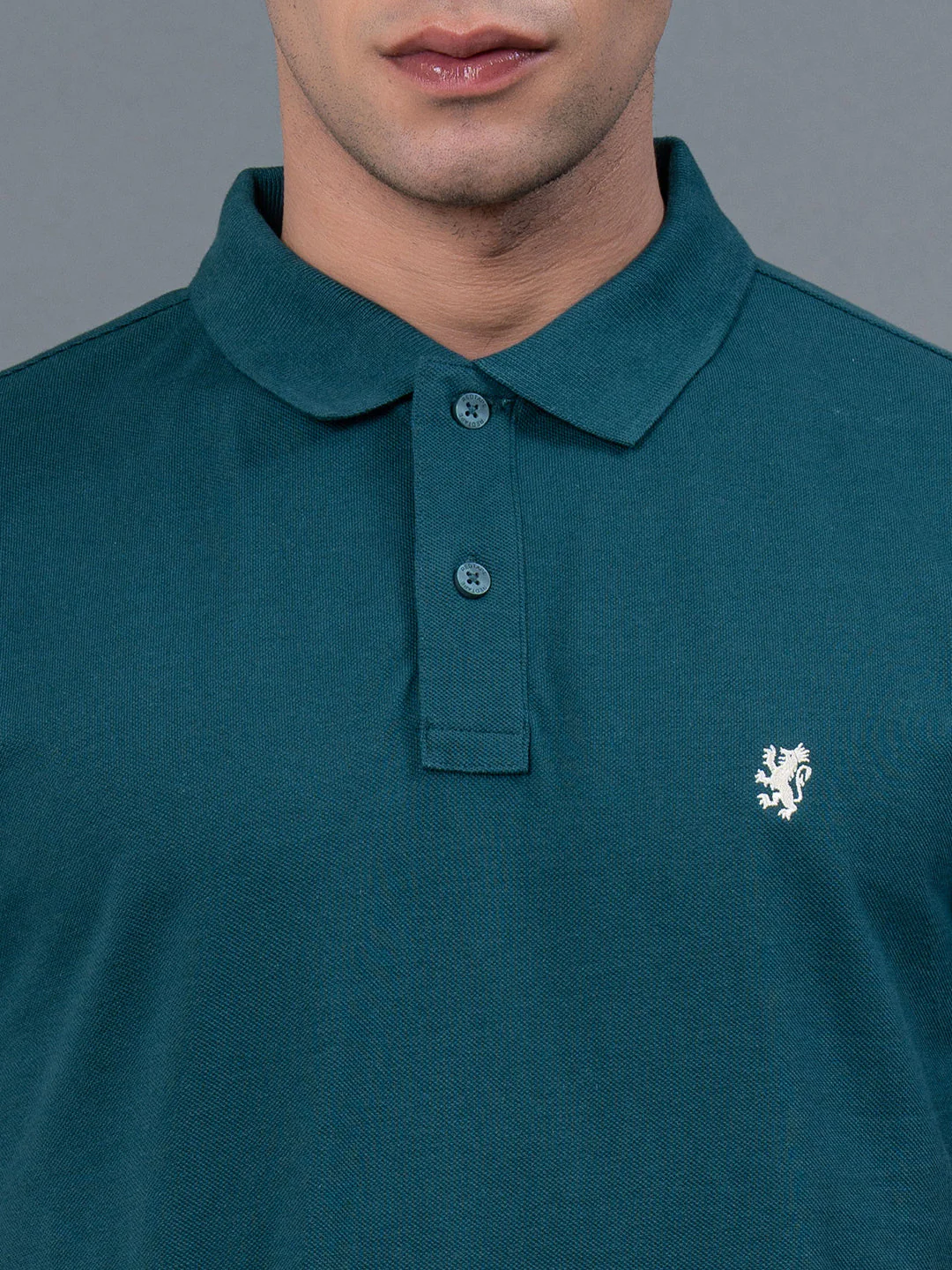 Solid Polo T-Shirt for Men - Image 4