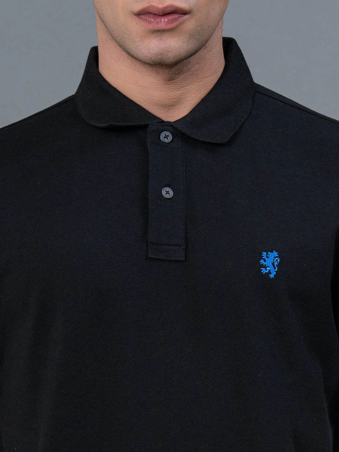 Solid Polo T-Shirt for Men - Image 4