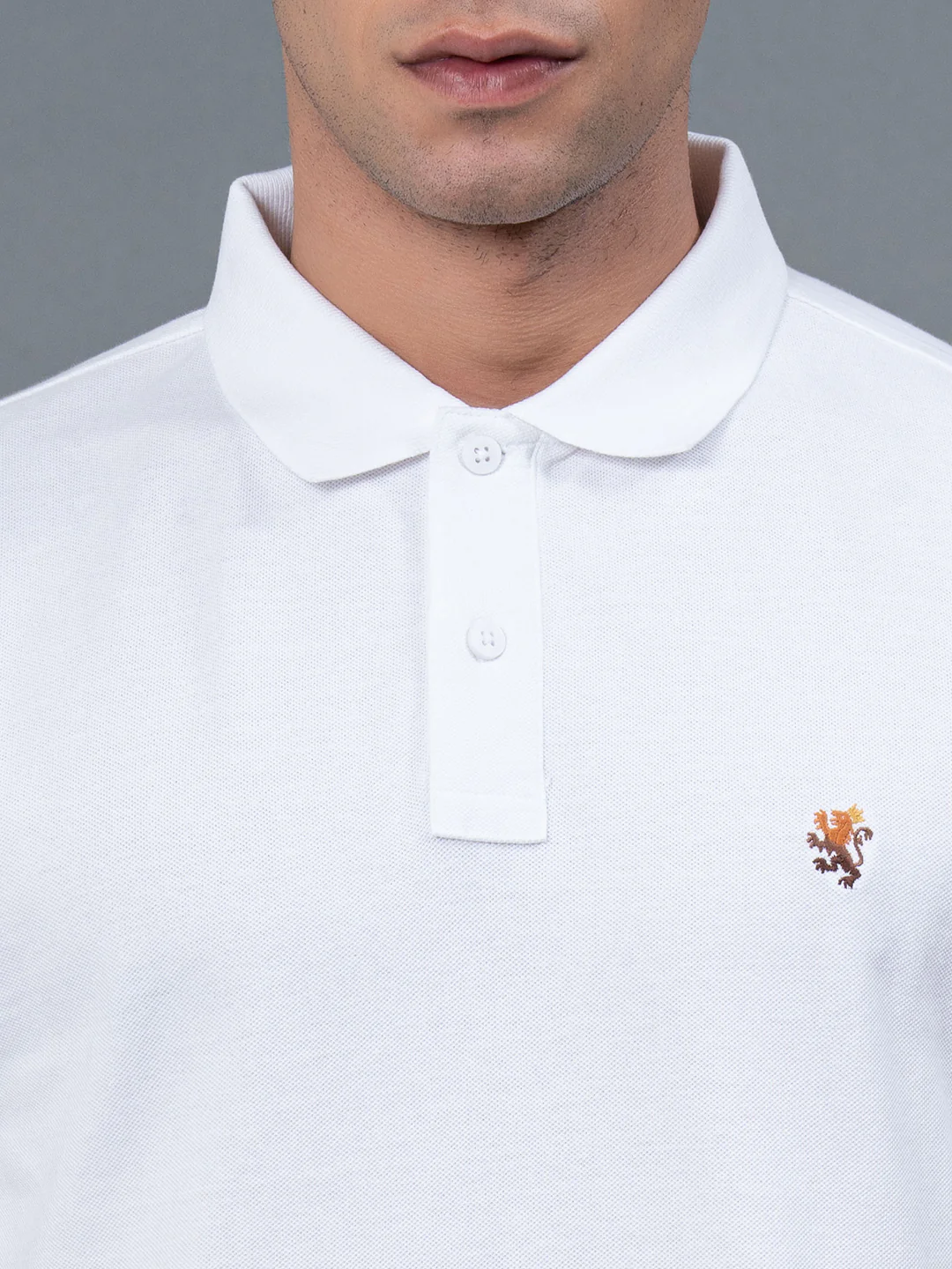 Solid Polo T-Shirt for Men - Image 4