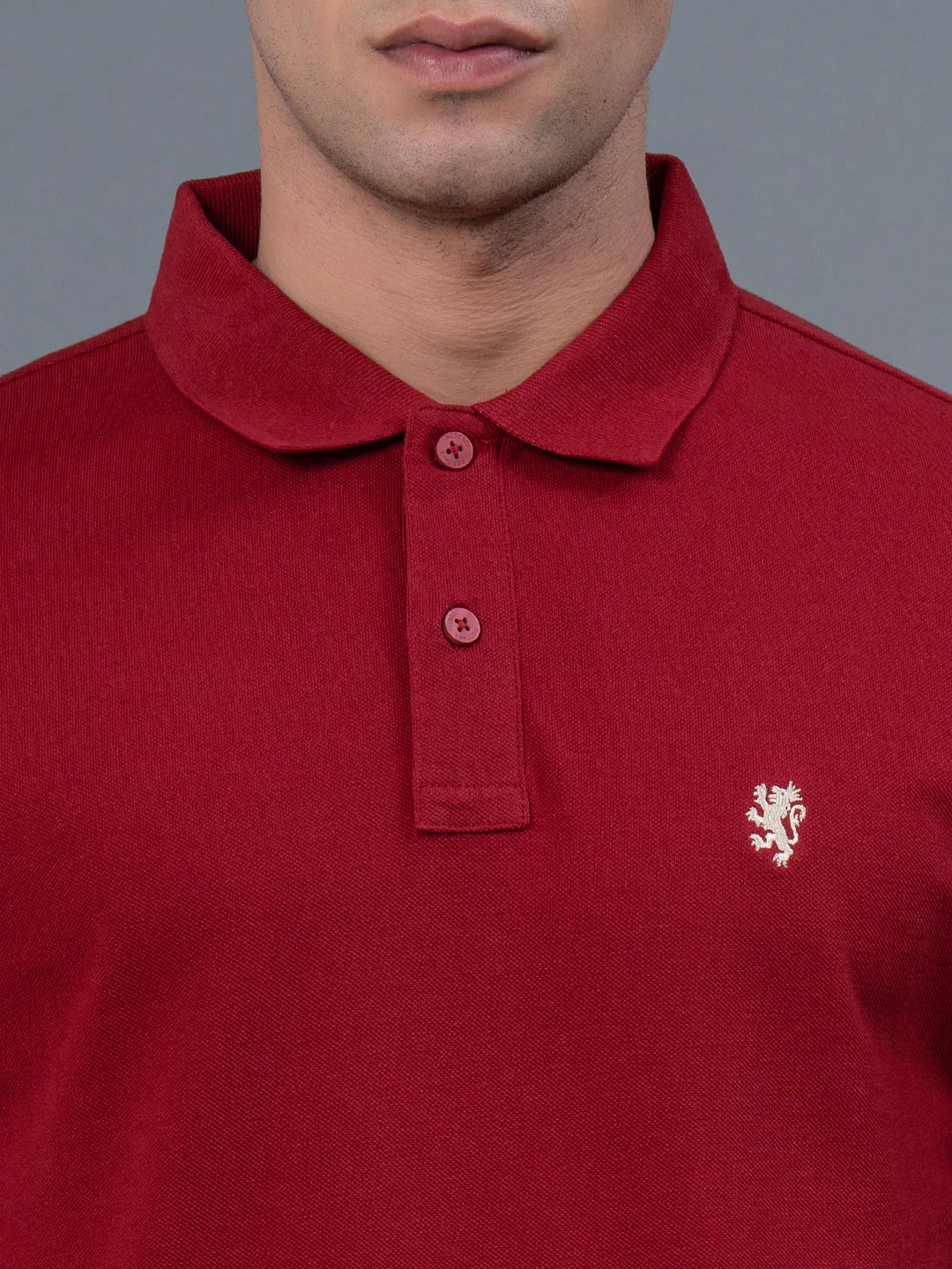 Solid Polo T-Shirt for Men - Image 4