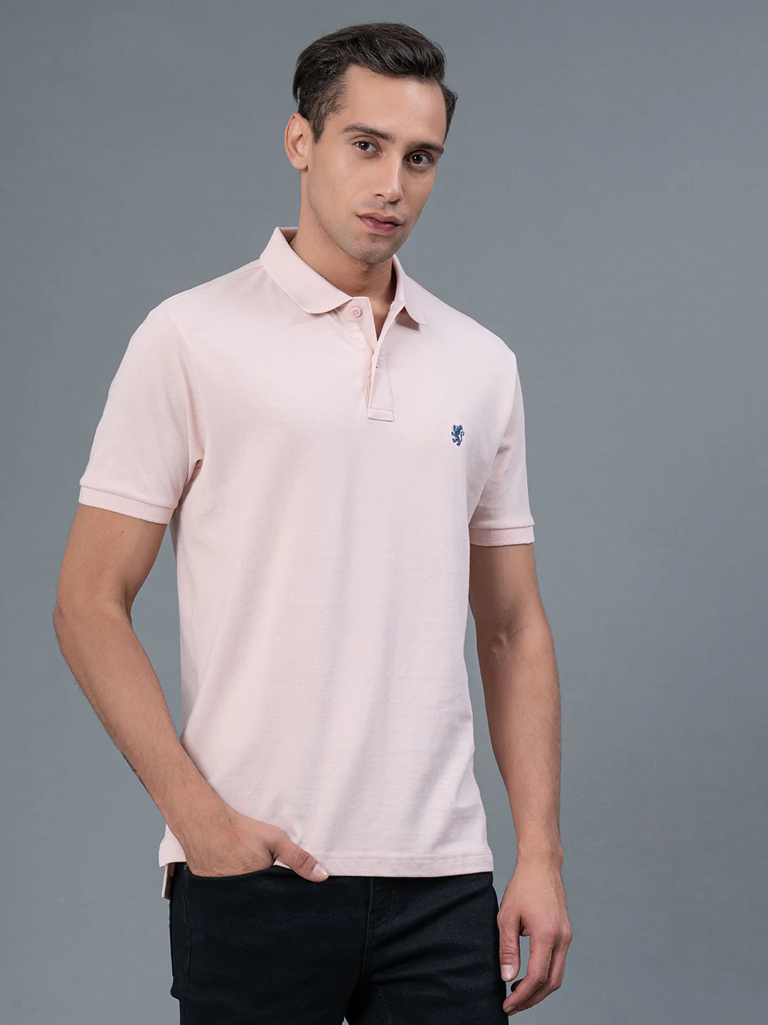 Solid Polo T-Shirt for Men - Image 2