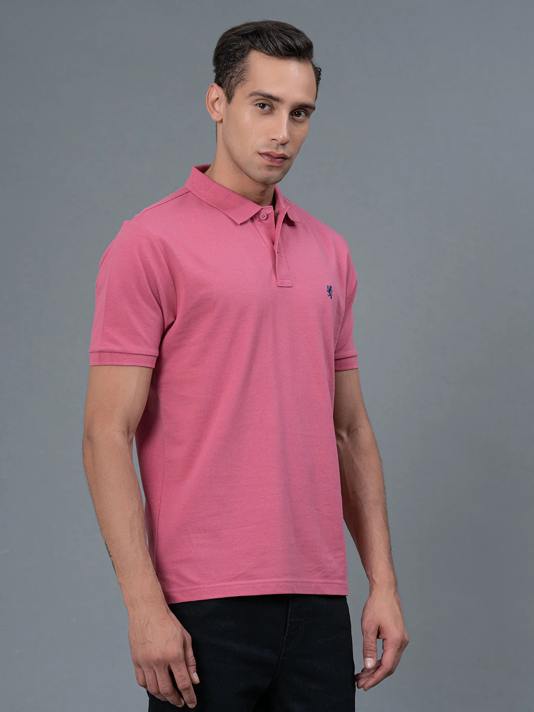 Solid Polo T-Shirt for Men - Image 2
