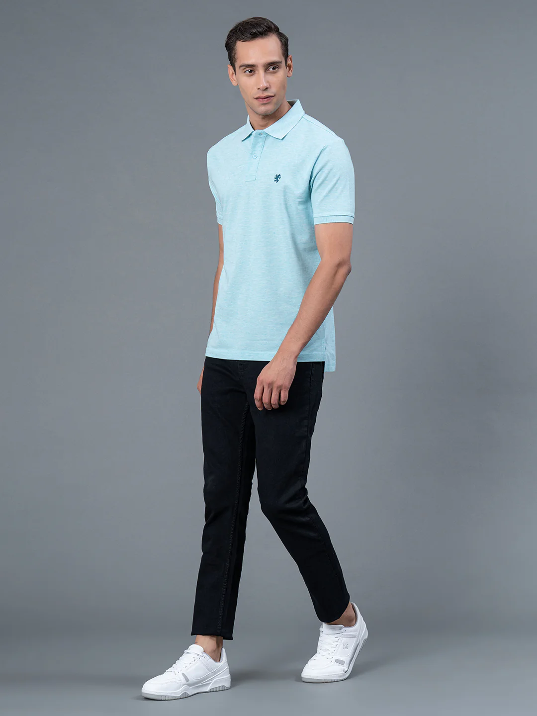 Solid Polo T-Shirt for Men - Image 5