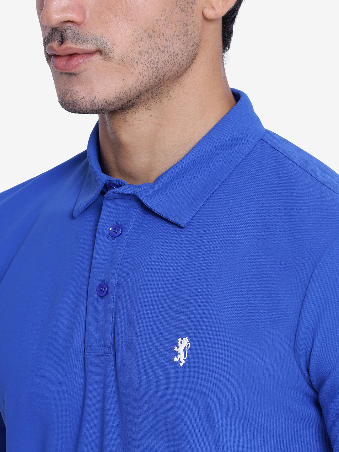 Solid Polo T-Shirt for Men - Image 4