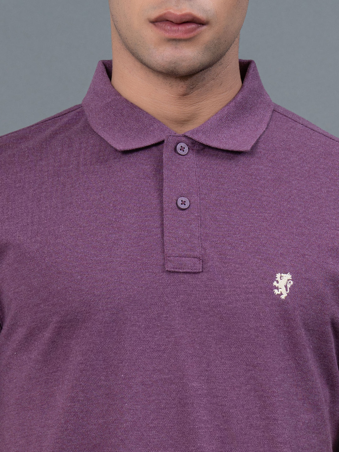 Solid Polo T-Shirt for Men - Image 4