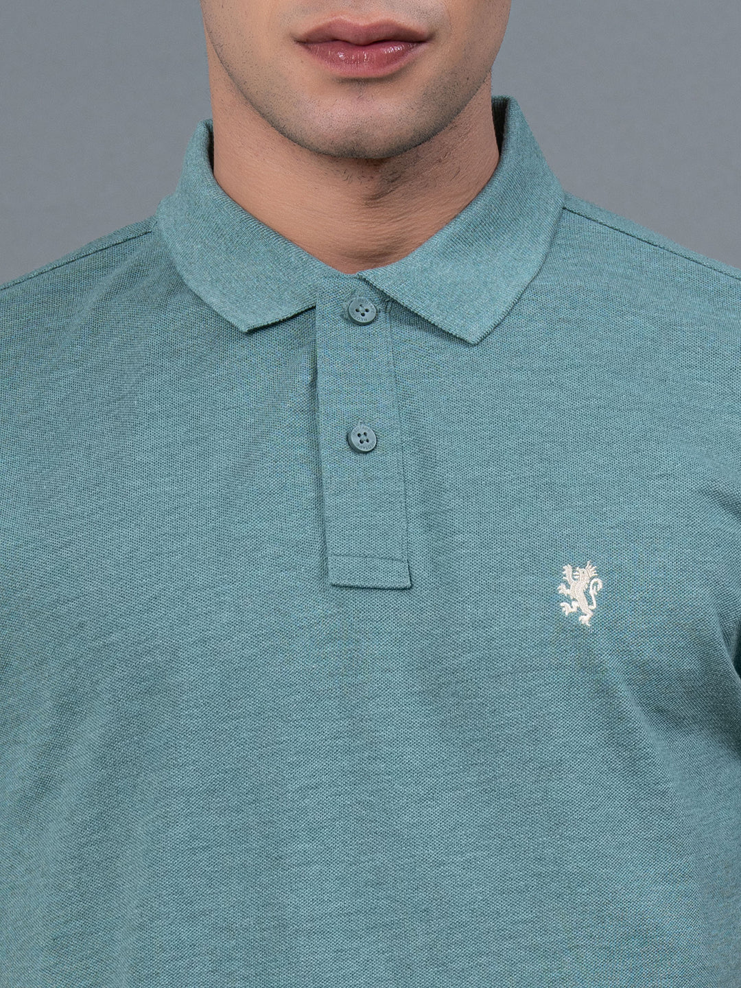 Solid Polo T-Shirt for Men - Image 4