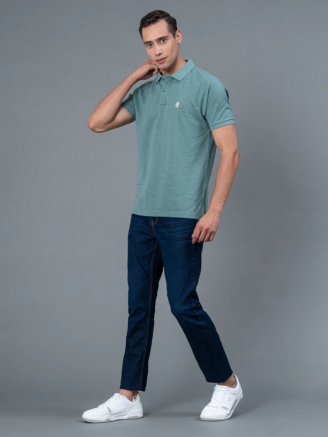Solid Polo T-Shirt for Men - Image 5