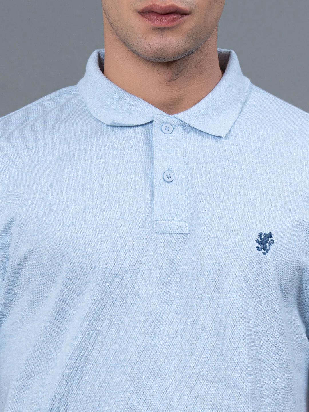 Solid Polo T-Shirt for Men - Image 4