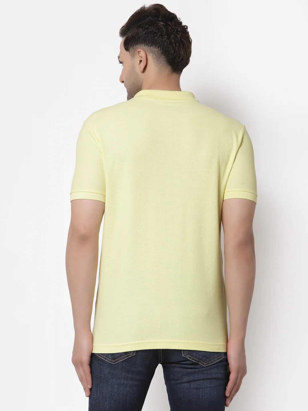 Solid Polo T-Shirt for Men - Image 3