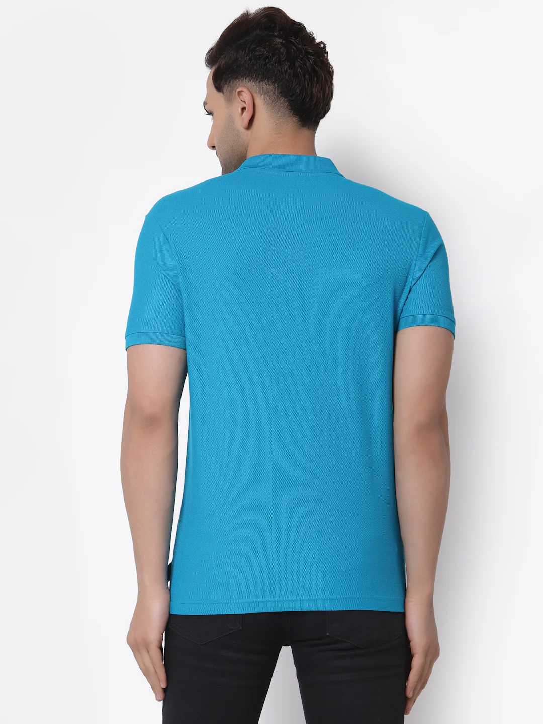 Solid Polo T-Shirt for Men - Image 3