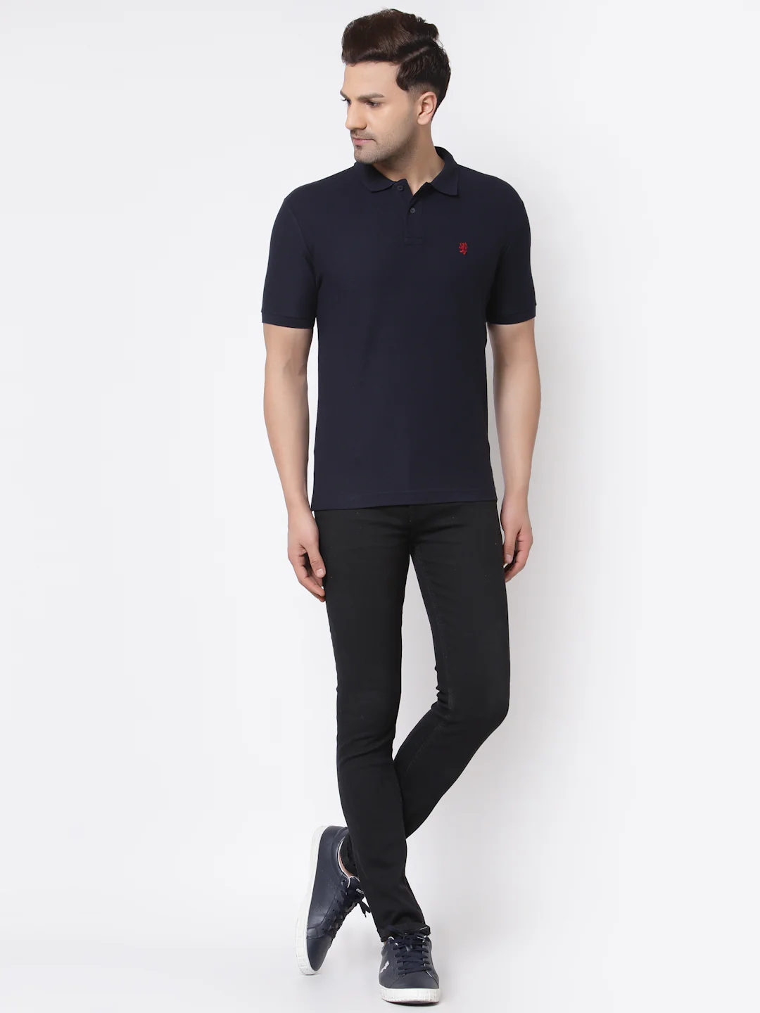Solid Polo T-Shirt for Men - Image 5