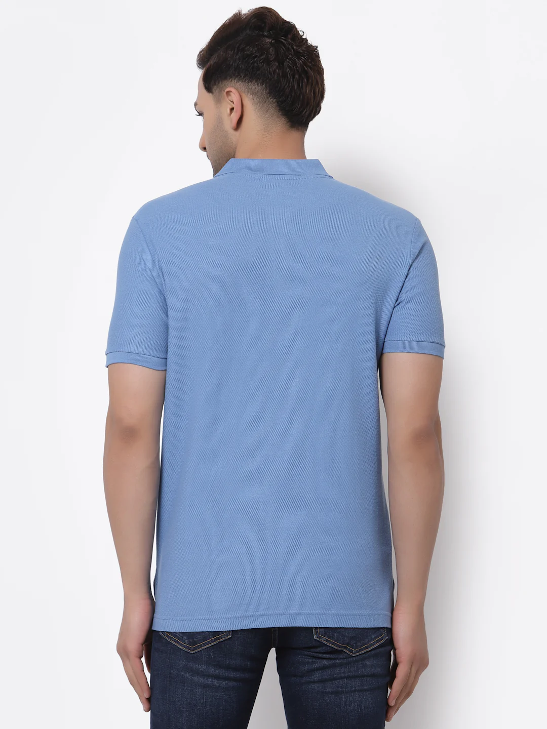 Solid Polo T-Shirt for Men - Image 3