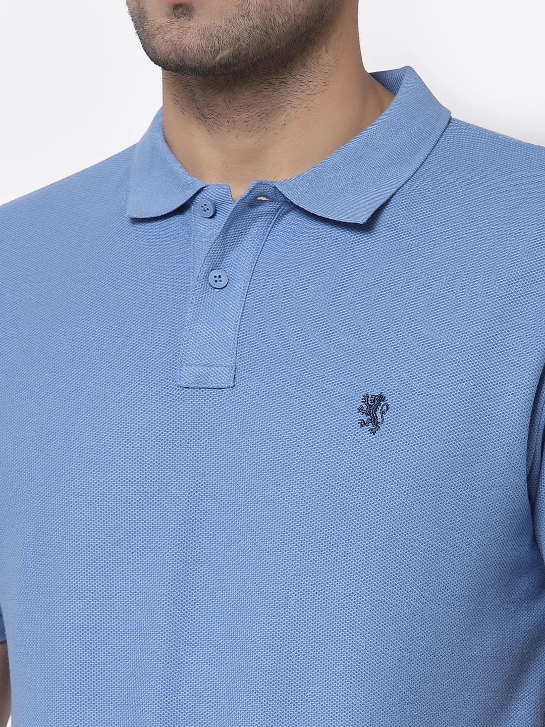 Solid Polo T-Shirt for Men - Image 4