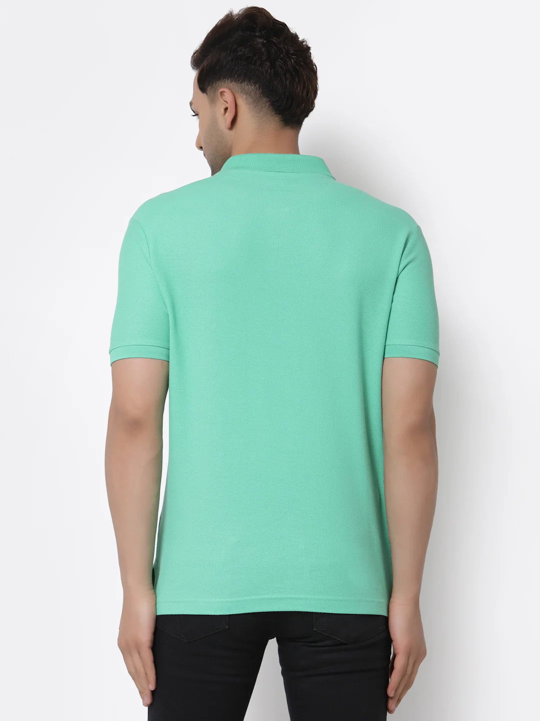 Solid Polo T-Shirt for Men - Image 3