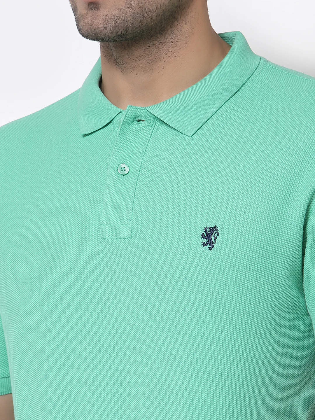 Solid Polo T-Shirt for Men - Image 4