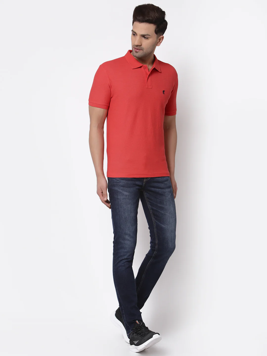 Solid Polo T-Shirt for Men - Image 5