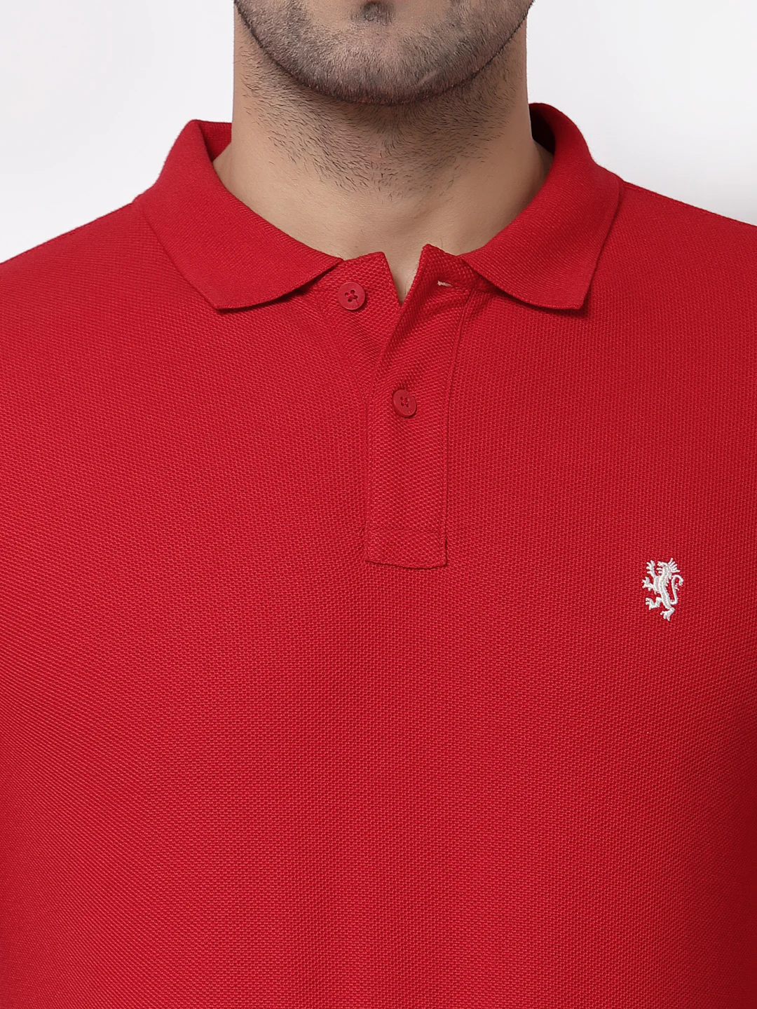 Solid Polo T-Shirt for Men - Image 4