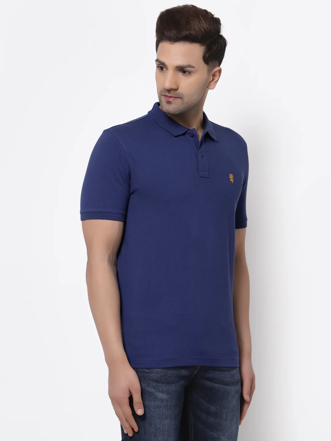 Solid Polo T-Shirt for Men - Image 2