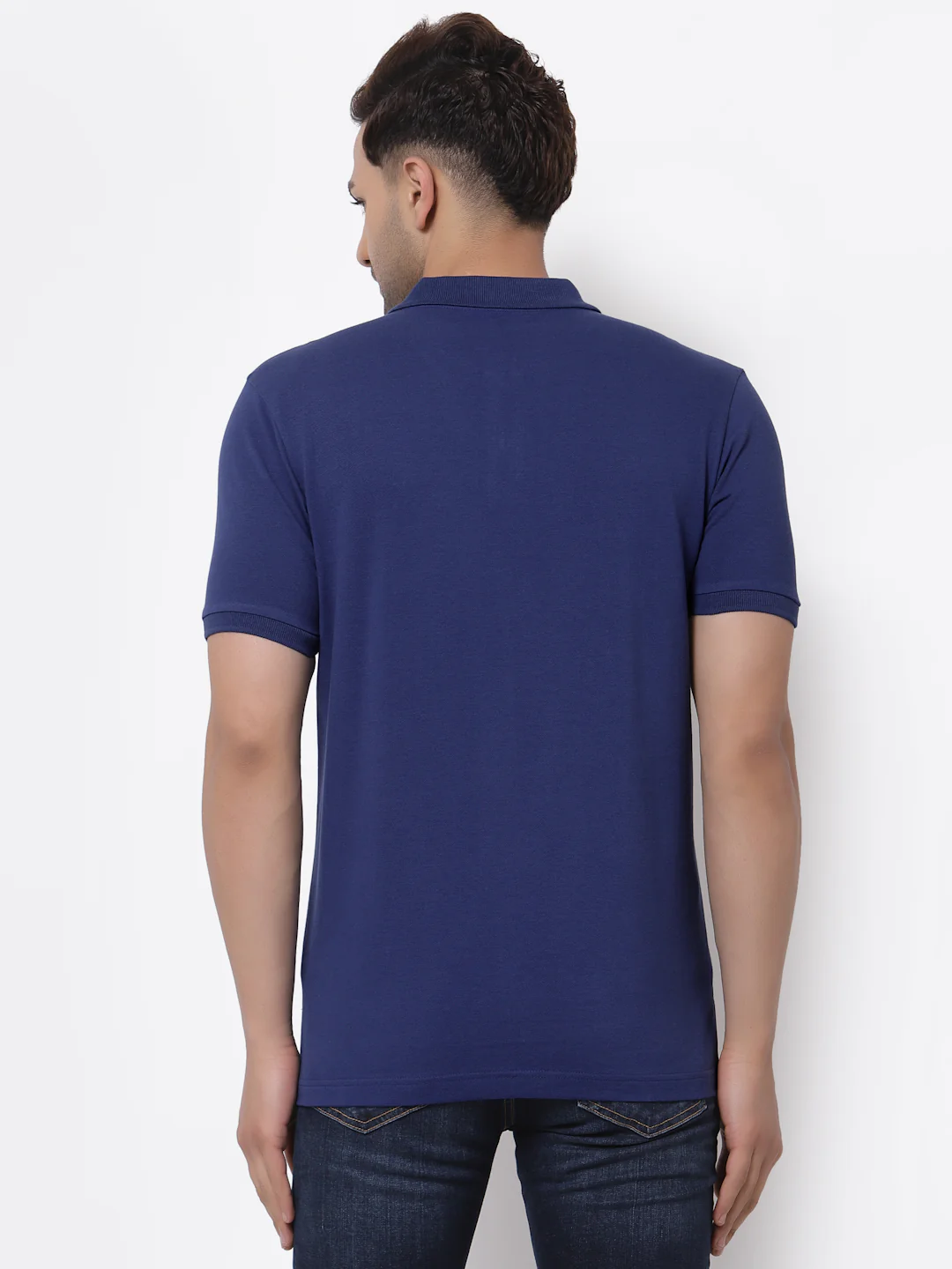 Solid Polo T-Shirt for Men - Image 3