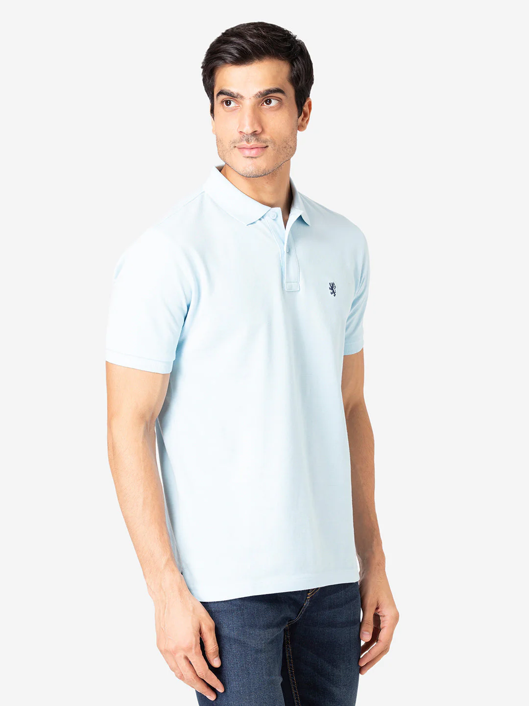 Solid Polo T-Shirt for Men - Image 2