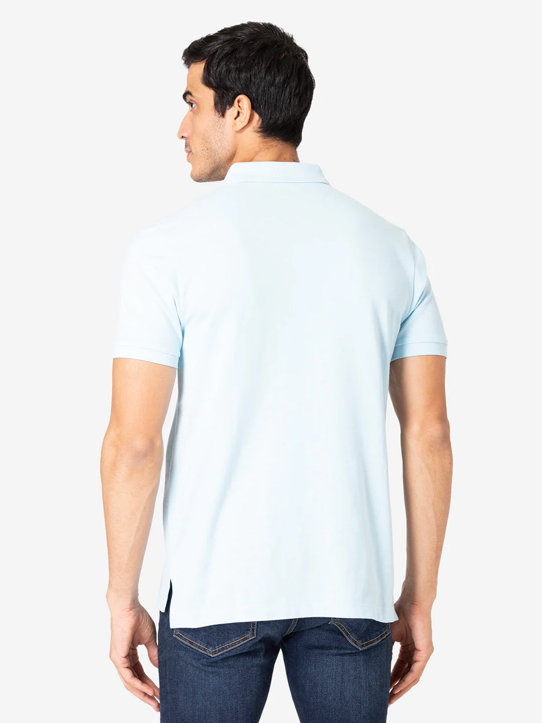 Solid Polo T-Shirt for Men - Image 3
