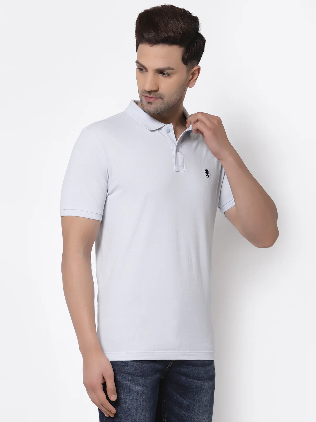 Solid Polo T-Shirt for Men - Image 2