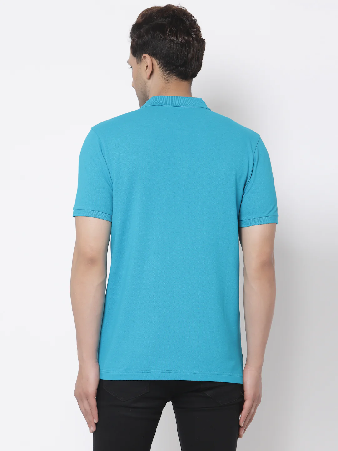Solid Polo T-Shirt for Men - Image 3